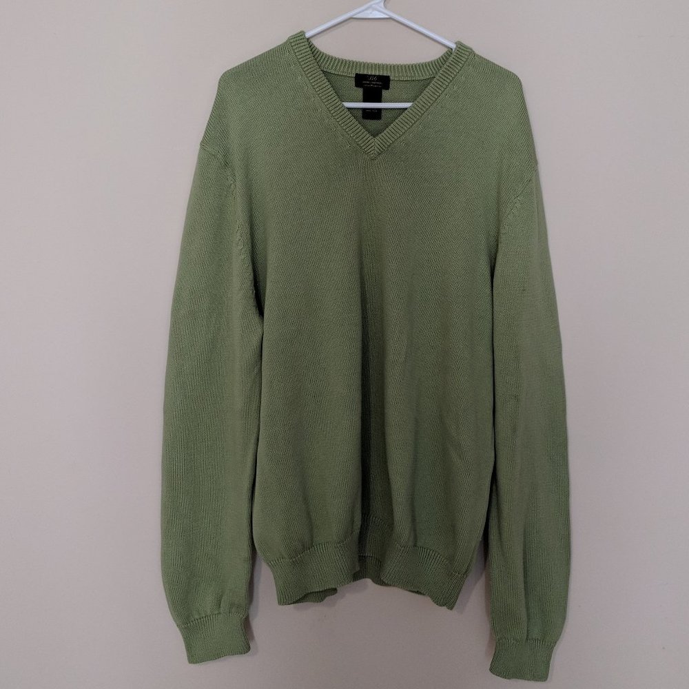 Brooks Brothers 346 green Supima cotton sweater XL